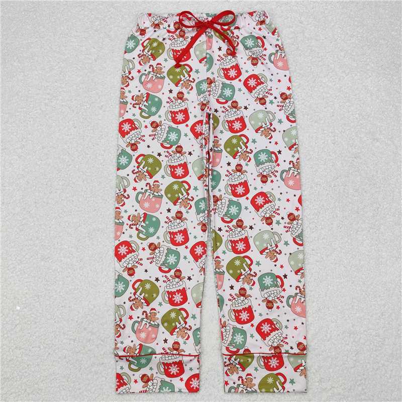 4.11  P0601 Adult female Christmas gingerbread man cup trousers