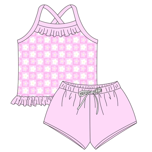 5.20 Pink Flower Sling Set