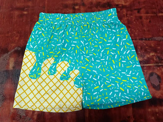 5.9 Green Ice Cream Cartoon Shorts