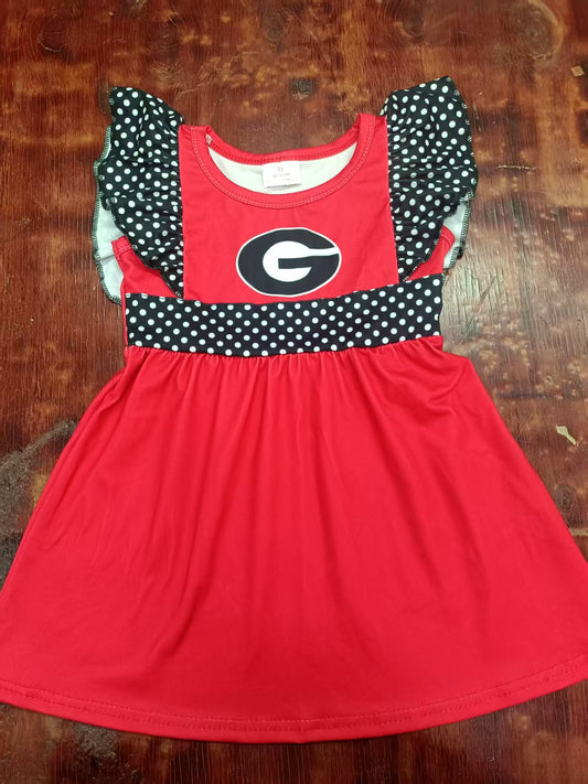 4.28 Red Girl Cartoon Dress