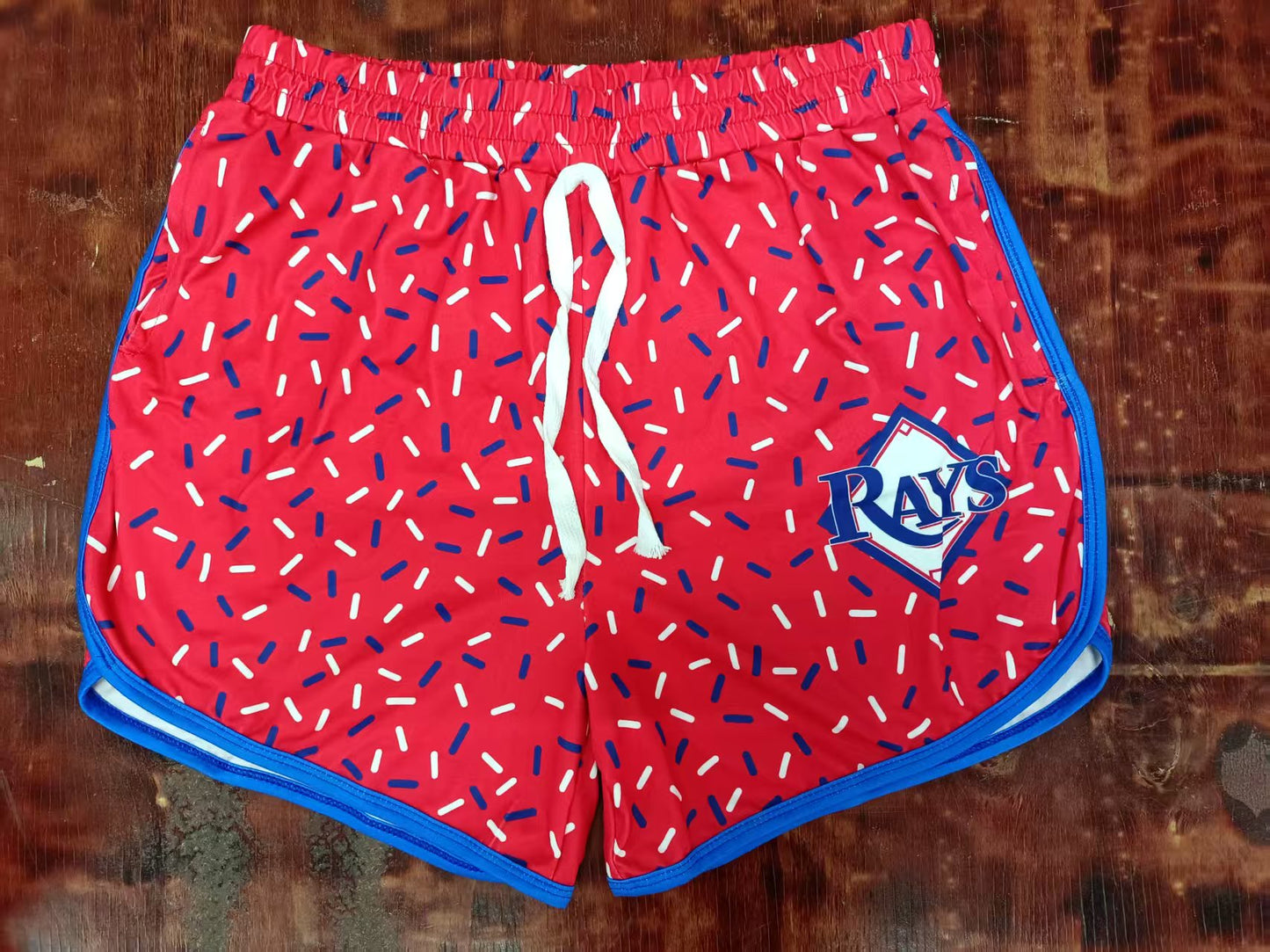 5.9 Letters Girls Red Elastic Shorts
