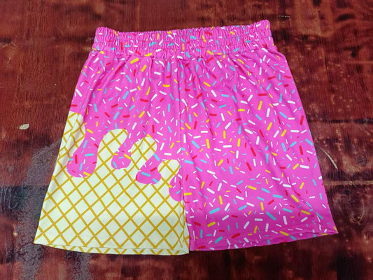 5.9 Rose Red Team Elastic Shorts
