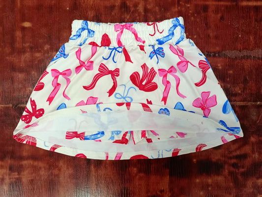 5.9 Colorful Bow Skirt Pants