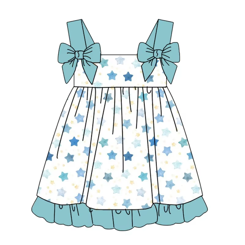 5.13 Five-pointed star suspender dress