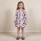 NEW RTS NO MOQ milk silk GLD1637 Baby Girls Ghosts Pumpkins Flowers Button Halloween Knee Length Dresses