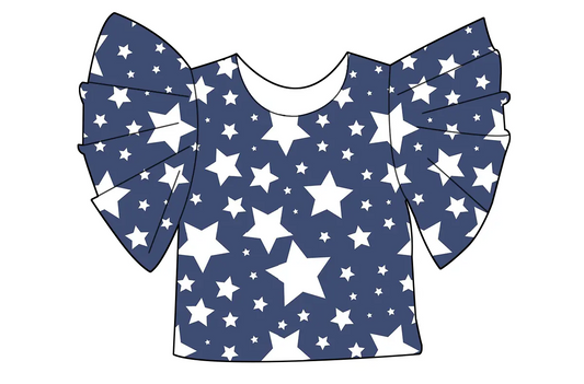 5.15 Five-pointed star trumpet sleeve top