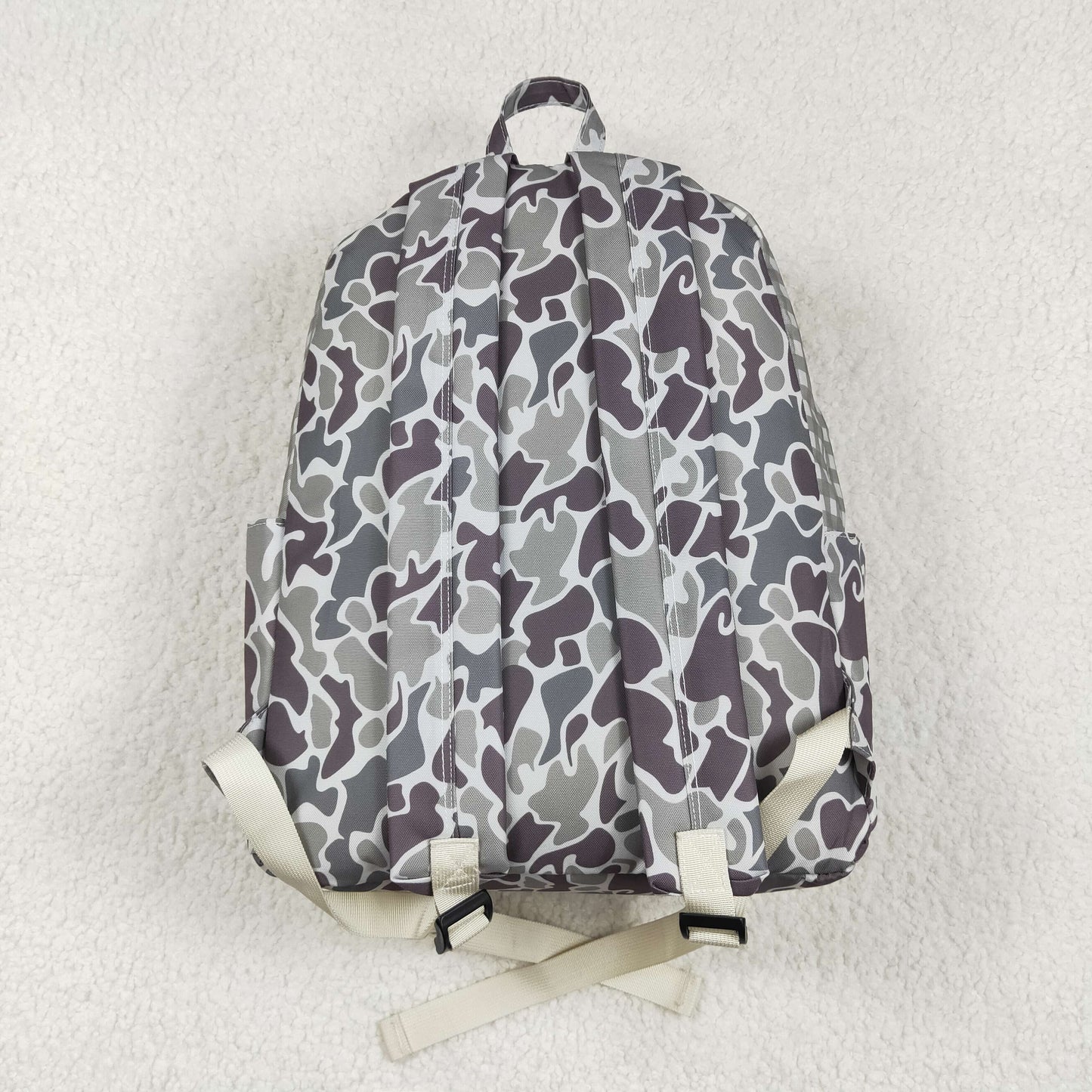 4.19 BA0268 Embroidered camouflage puppy check backpack