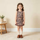 RTS No moq yoga fabric GSD4231 Baby Girls Southern Brown Camo Vest Skirt Short Yoga Active Clothes Set