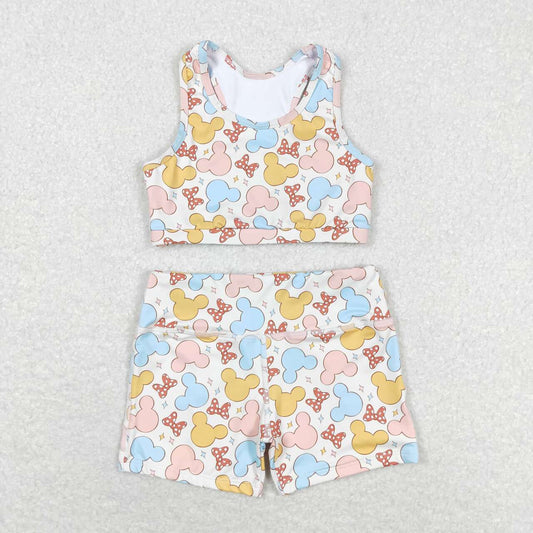 GT0515+SS0212 Mickey short-sleeved shorts suit