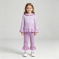 NEW RTS NO MOQ milk silk GLP3381 Baby Girls Halloween Magic Patchwork Pocket Hoodies Ruffle Pant Cloths Sets
