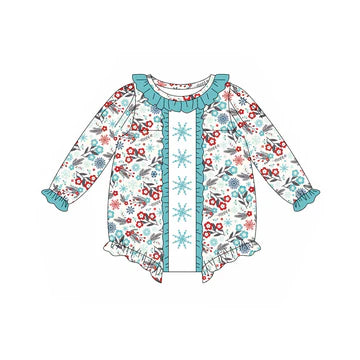 5.23 Snowflake Blue Toddler Clothes