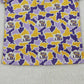 3.30 BT1744 Baby Boys Purple Yellow Camo LSU Button Polo Shirt Top