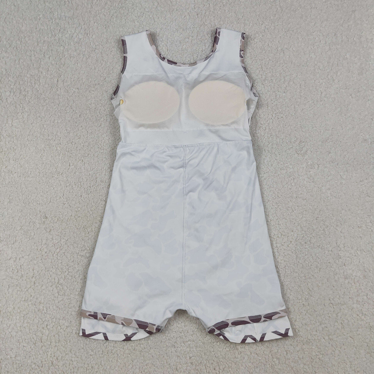 3.31 GSD2819 Baby Girls Southern Grey Camo Drip Team Shorts Yoga Knee Length Dresses