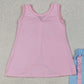 4.1 GSSO3462  Baby Girls Pink Sleeveless Back Bows Tunic Ruffle Shorts Clothes Sets