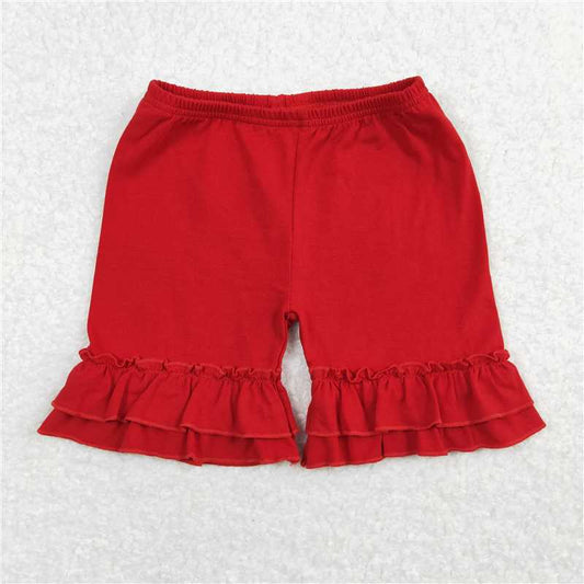 SS0184 Red lace shorts