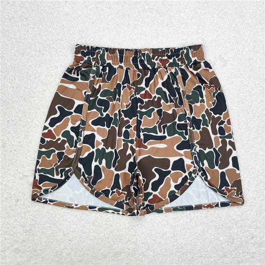 4.9  SS0355 Adult female camouflage beige shorts