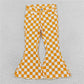 P0468 Orange checkered cowboy pants