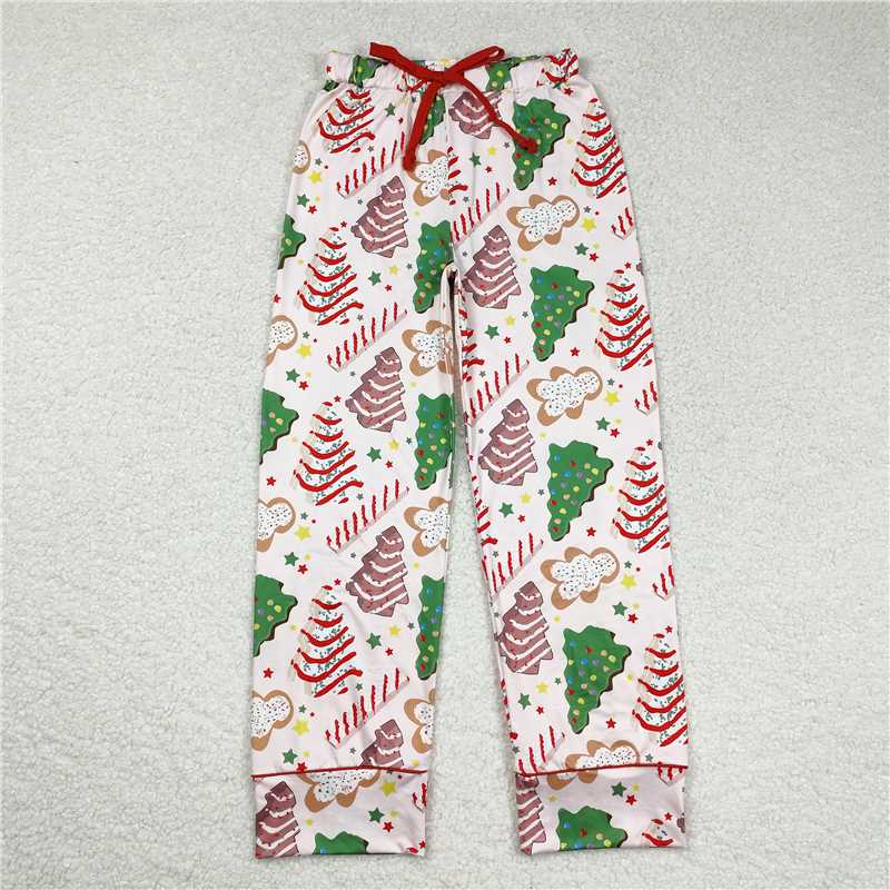 4.11  P0506 Adult female Christmas tree cookie gingerbread man pants