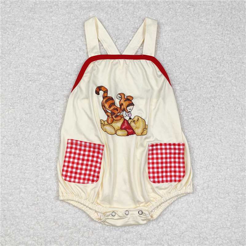 SR1704 Winnie the Pooh beige vest bodysuit