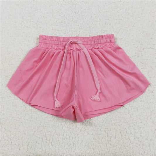 5.30 SS0546 Pure pink yoga shorts