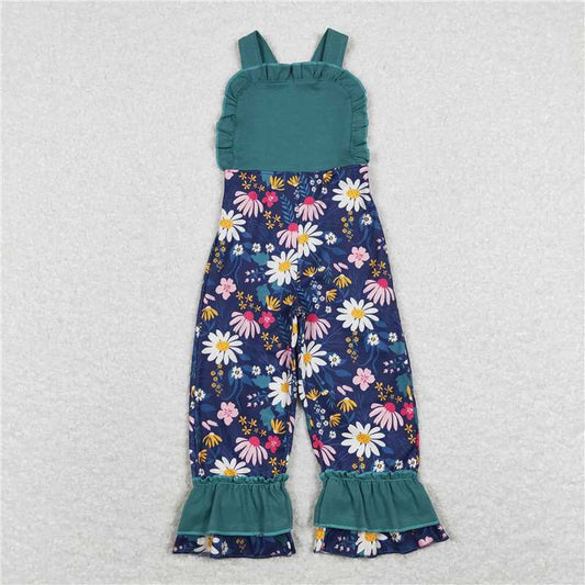 Copy of SR0875 Flower Rabbit Garland Plaid Camisole Bodysuit