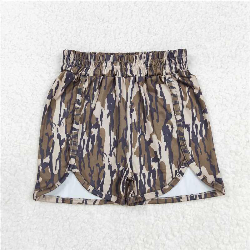 SS0360 Military green camouflage shorts