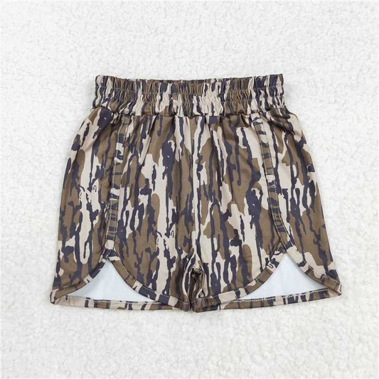 SS0360 Military green camouflage shorts