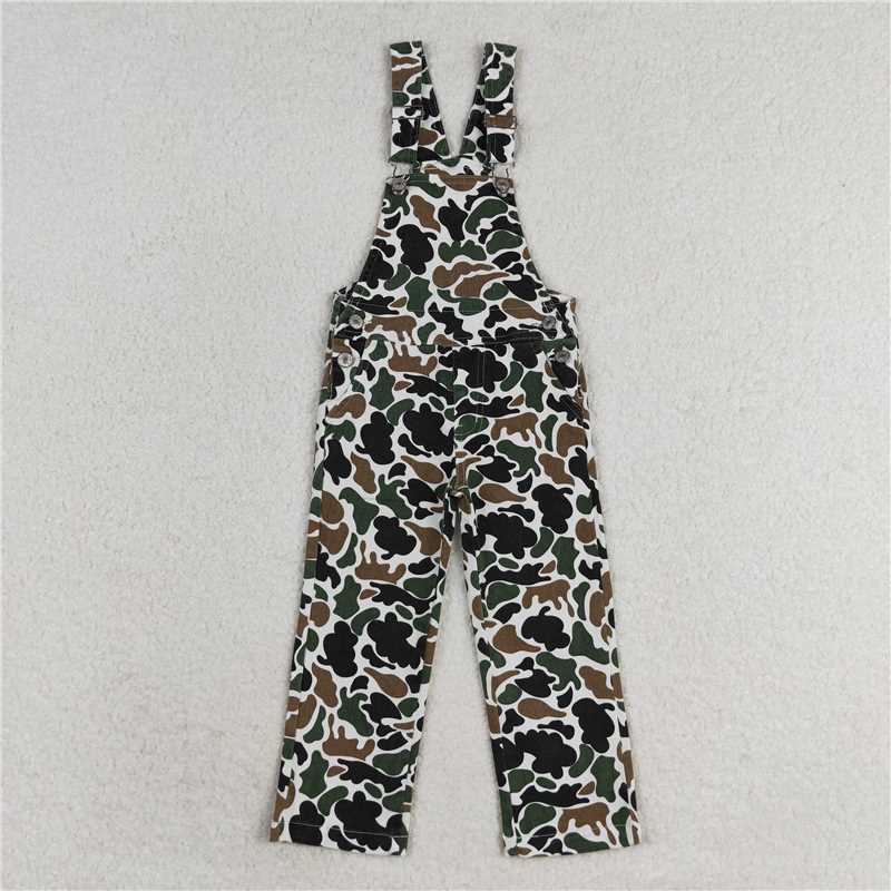 X12.6  P0535 Brown-green camouflage denim overalls