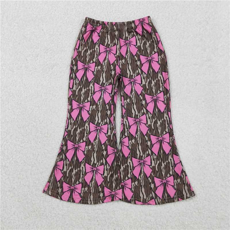 X11.7  P0896 Magenta Camouflage Pants with Bow Pattern