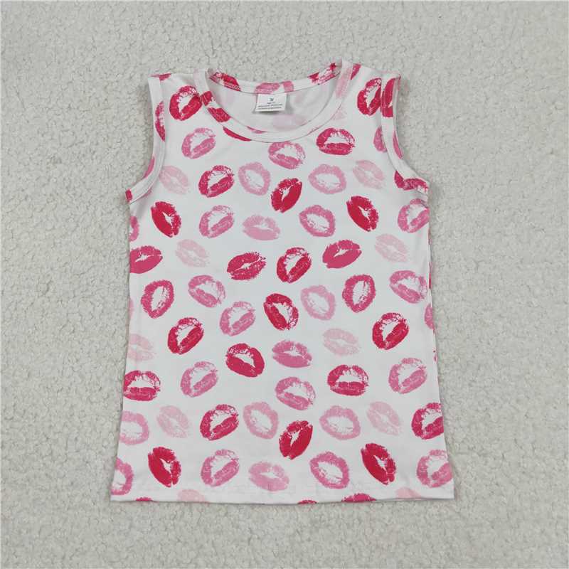 X12.24 GT1419 White vest with lipstick stain