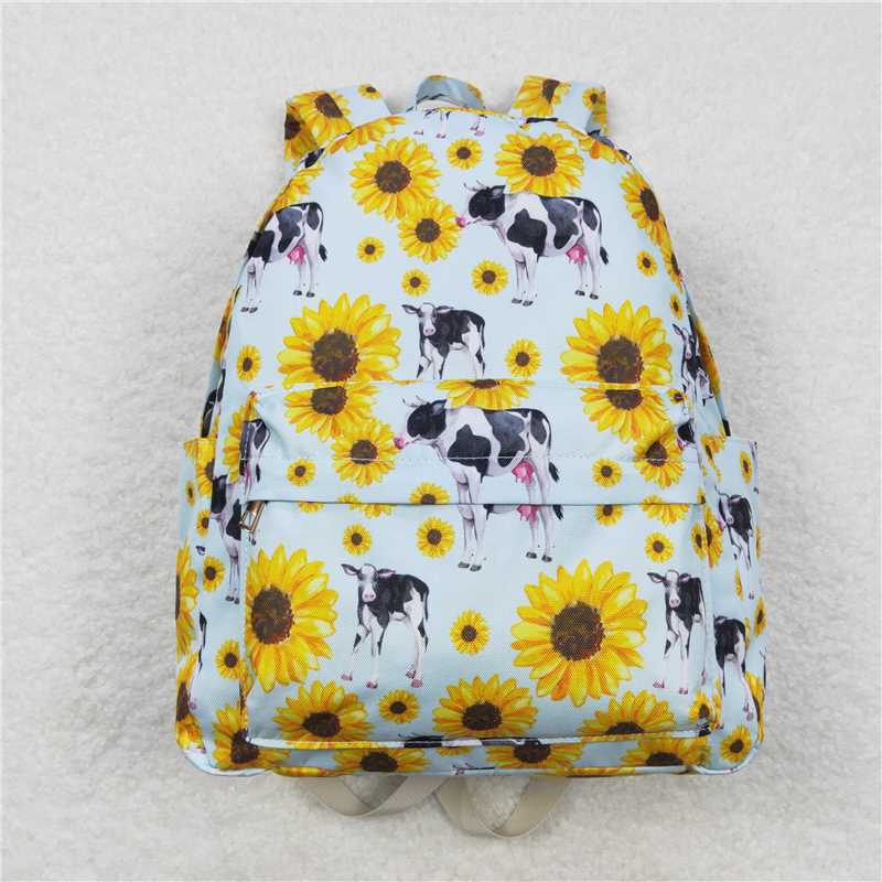 BA0151 Sunflower Cow Light Color Backpack