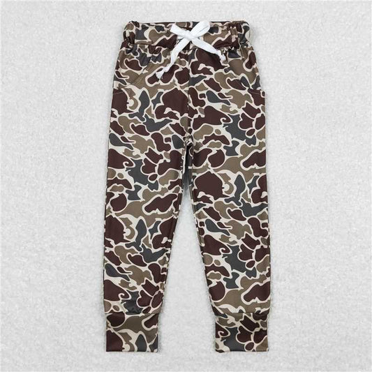 P0433 Camo brown green beige trousers