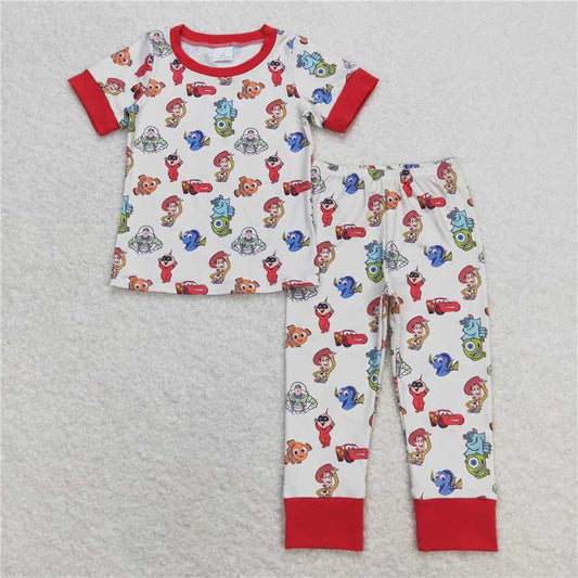 BSPO0322 toy story toy story beige short-sleeved trousers pajama set