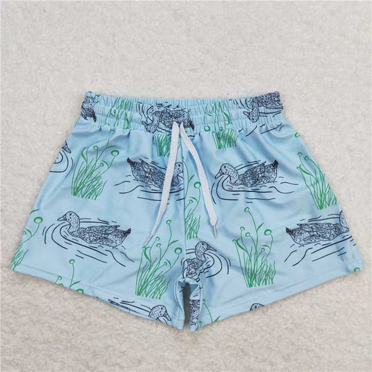 S0361 Duck aqua swimming trunks