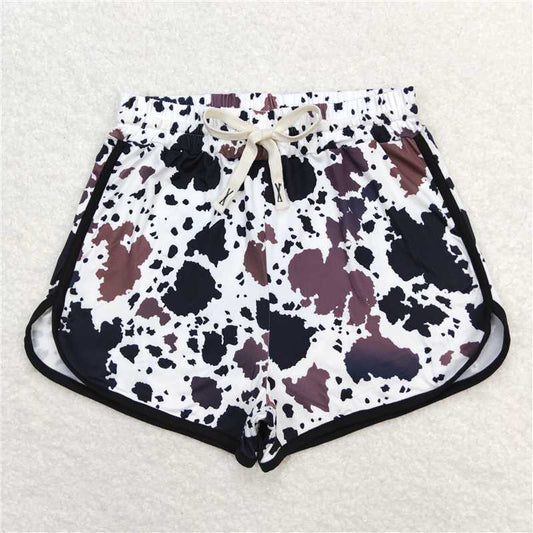 4.10 SS0221 Adult cow print shorts