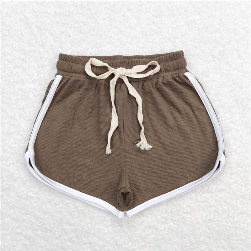 SS0314 dark brown shorts