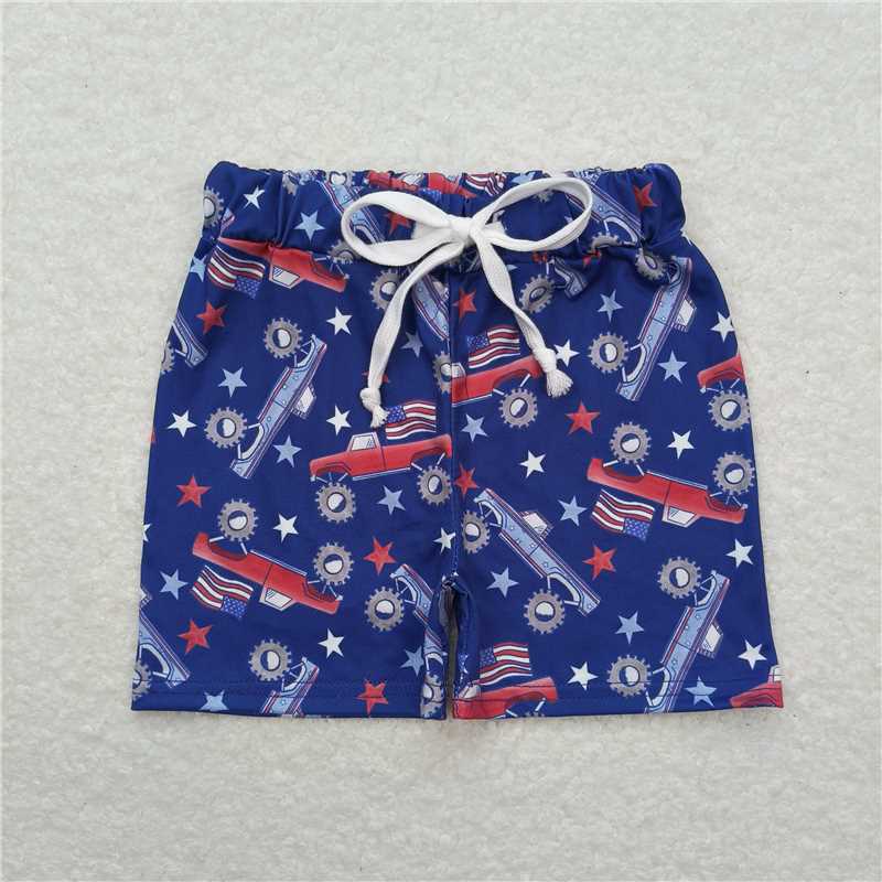 SS0205 Jeep Star Navy Blue Shorts