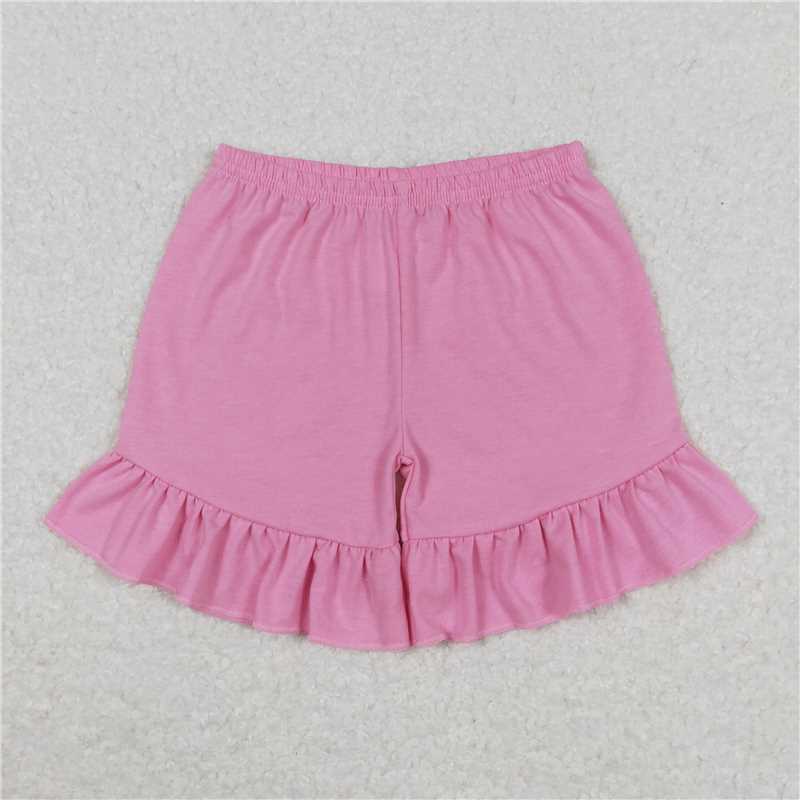 SS0271 Pink one layer lace shorts