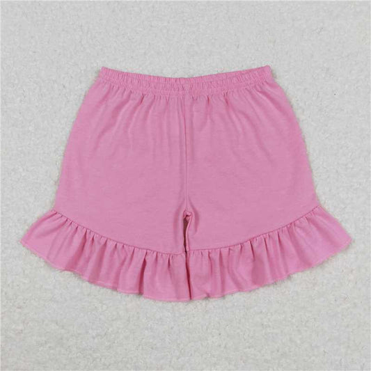 SS0271 Pink one layer lace shorts