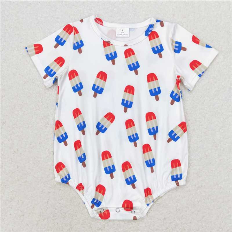 SR1736 National Day popsicle short-sleeved jumpsuit