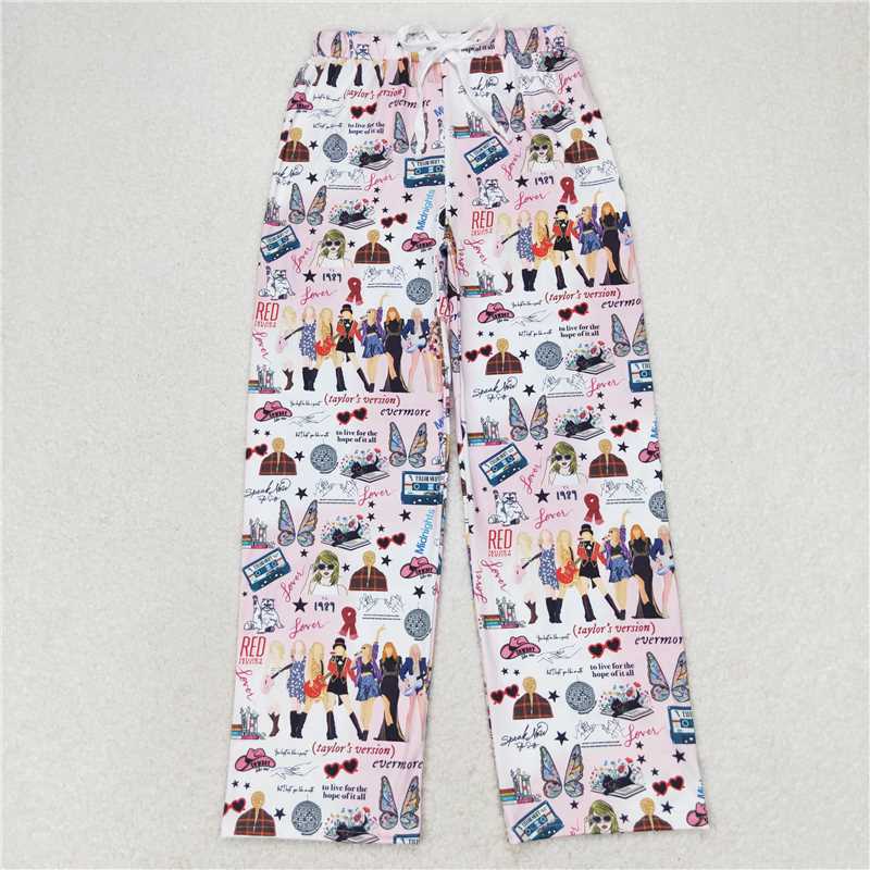 4.11  P0464 Adult female Taylor Swift pink and white trousers