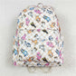 BA0187 bluey plaid backpack