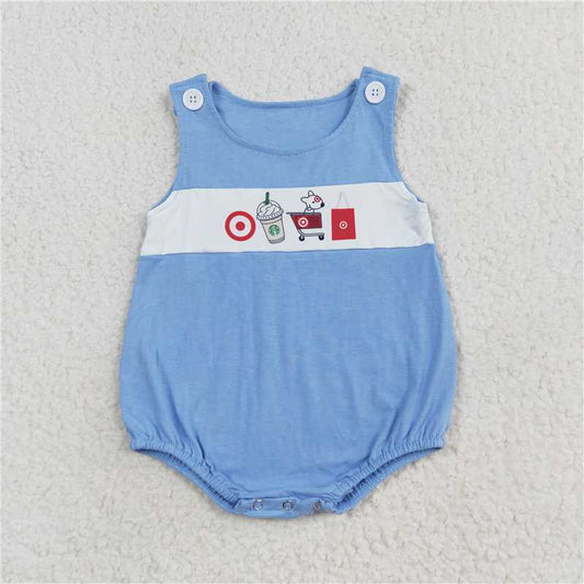 SR1604 target puppy blue vest jumpsuit