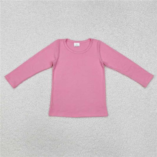 5.10  GT0781 Pure pink long-sleeved top