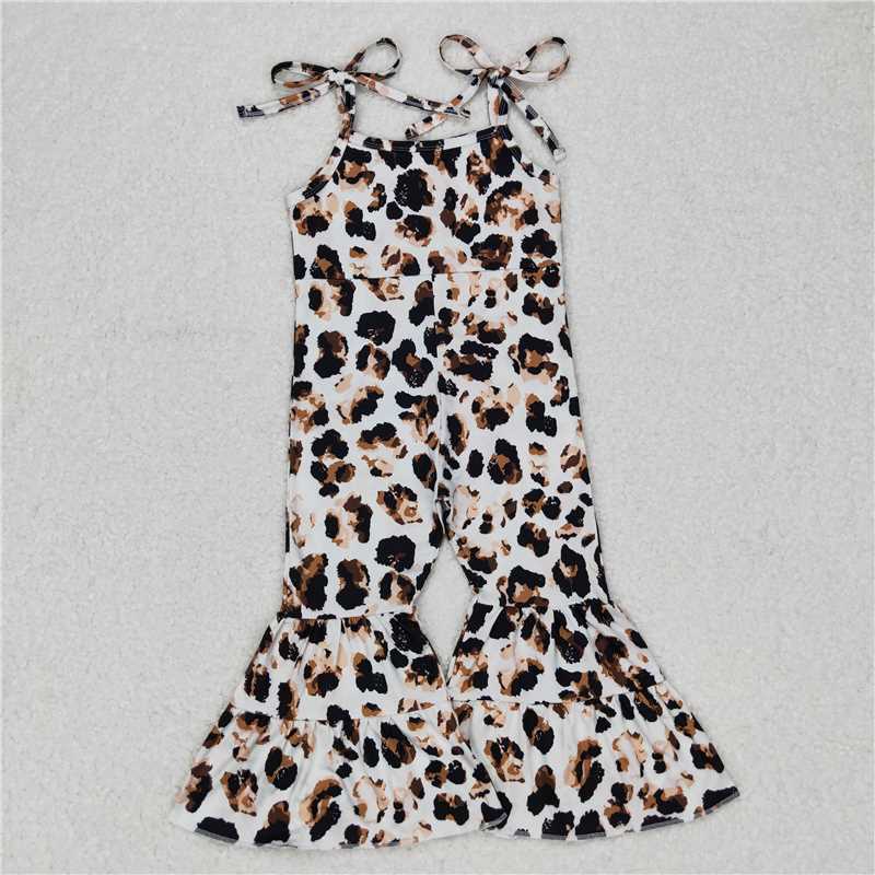 SR0456 leopard print halter top