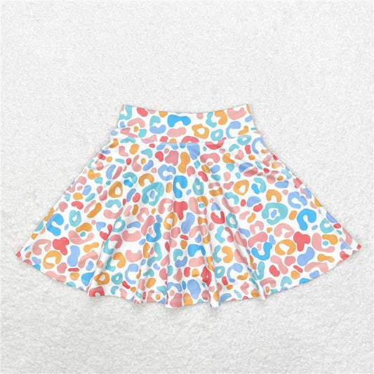 4.2  GLK0026 Colorful leopard print skirt