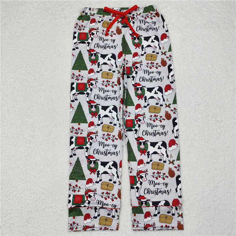 4.11  P0492 Adult female Christmas tree cow gray and red trousers