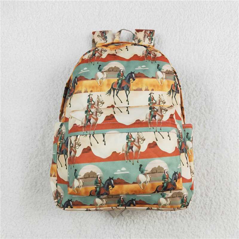 BA0266 Mountain riding desert beige green backpack