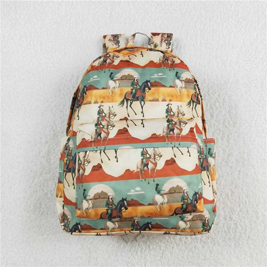 BA0266 Mountain riding desert beige green backpack