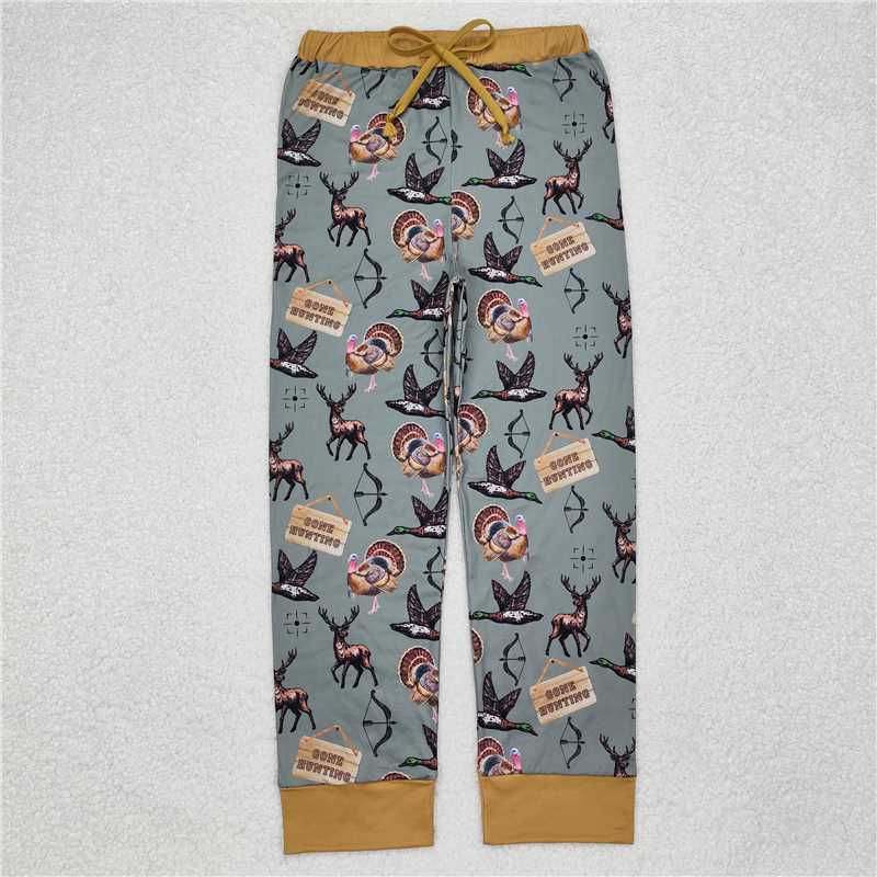 4.11 P0616 Adult male gone hunting deer duck turkey green trousers